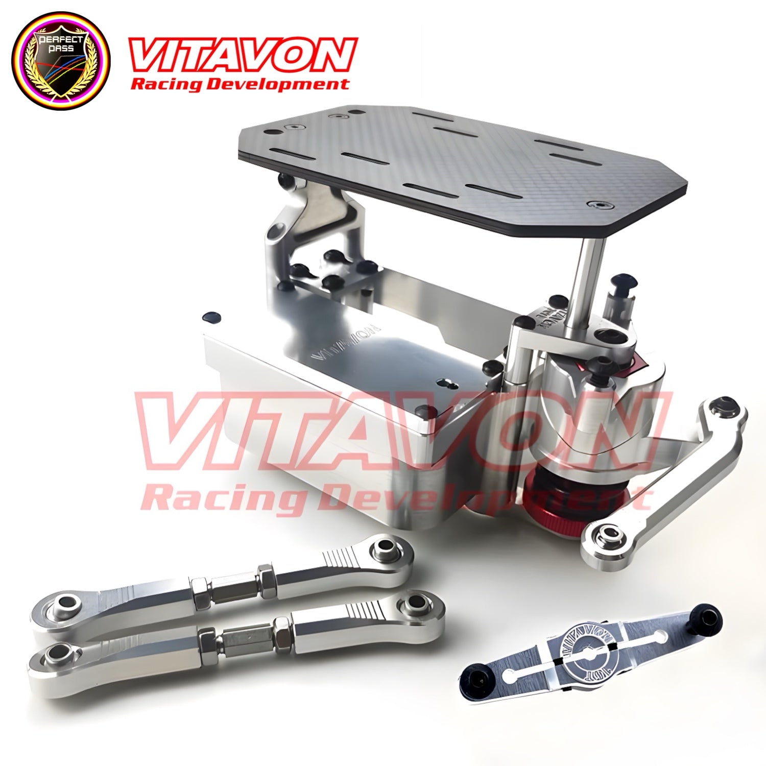 Vitavon CNC 7075 Aluminum Full Steering System for 1/5 ARRMA