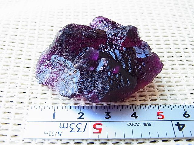 浙江省産パープルピンクフローライト原石69.4g - パーフェクトストーン