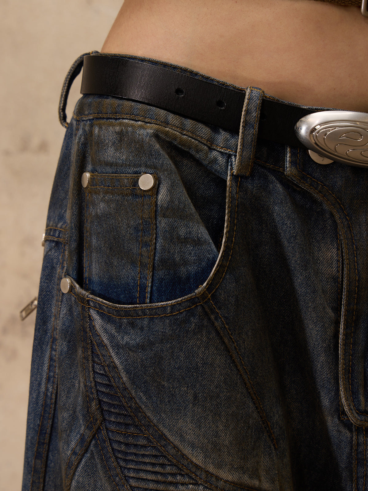 Personsoul Armor Dirty Denim Jeans - personsoul