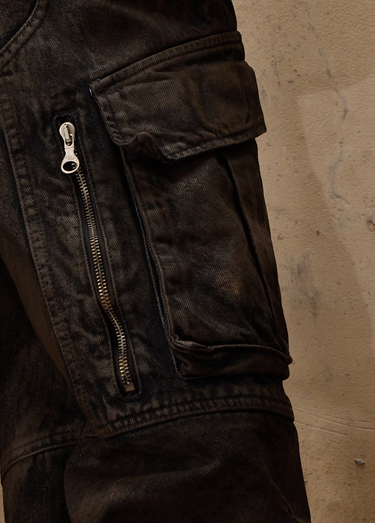 Personsoul Mud Dirty Denim Jeans - personsoul