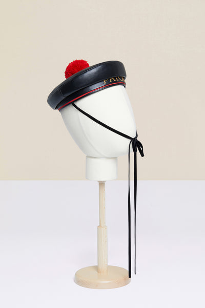 帽子 NKINT vegan leather sailor hat NKINT vegan leather sailor hat