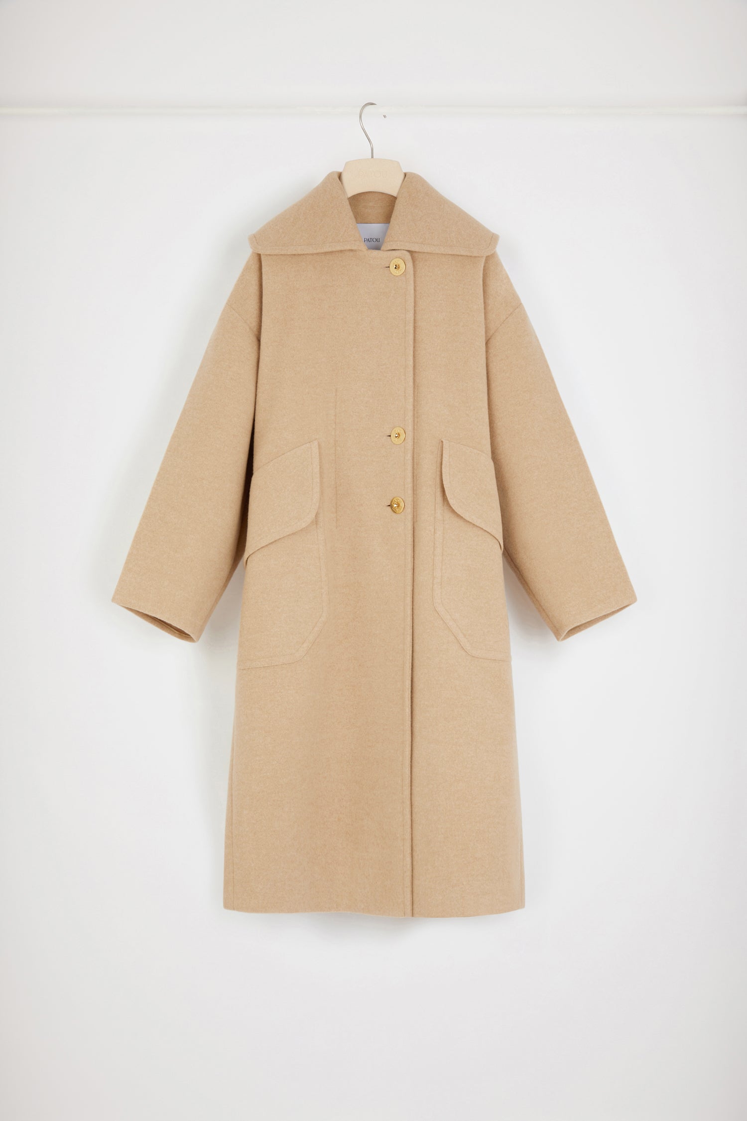 Patou | ダブルフェイスウール マキシコート