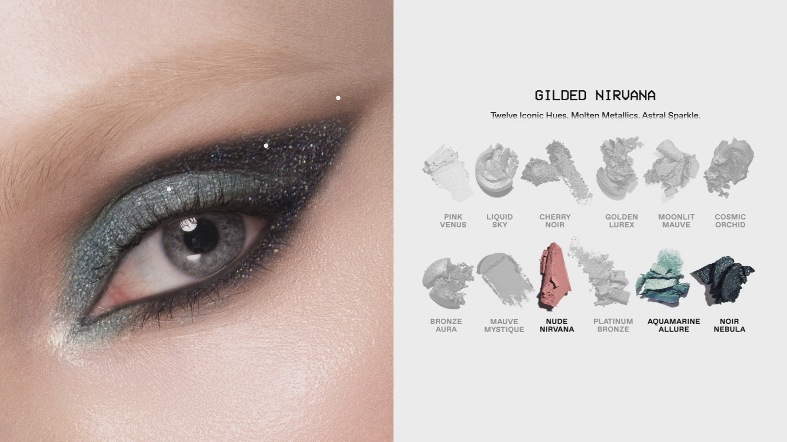 Gilded Nirvana: Mega Eye Shadow Palette