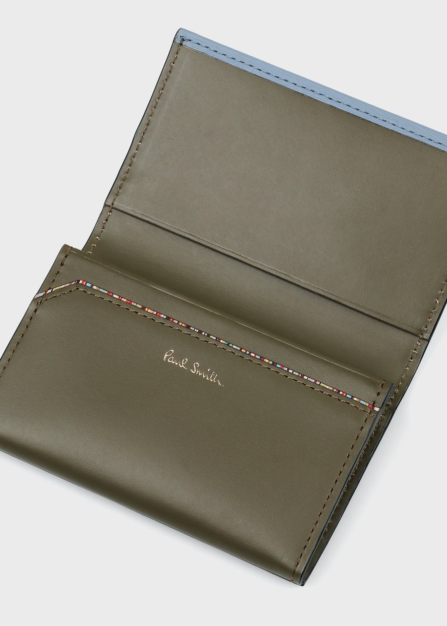 クロップドロゴ 名刺入れ（サックスブルー） ｜ポール・スミス