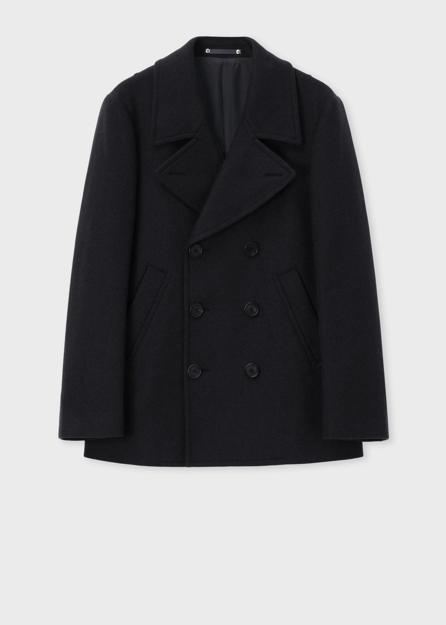 ブラッシュドメルトンツイル ピーコート（ブルーグリーン） ｜ポール