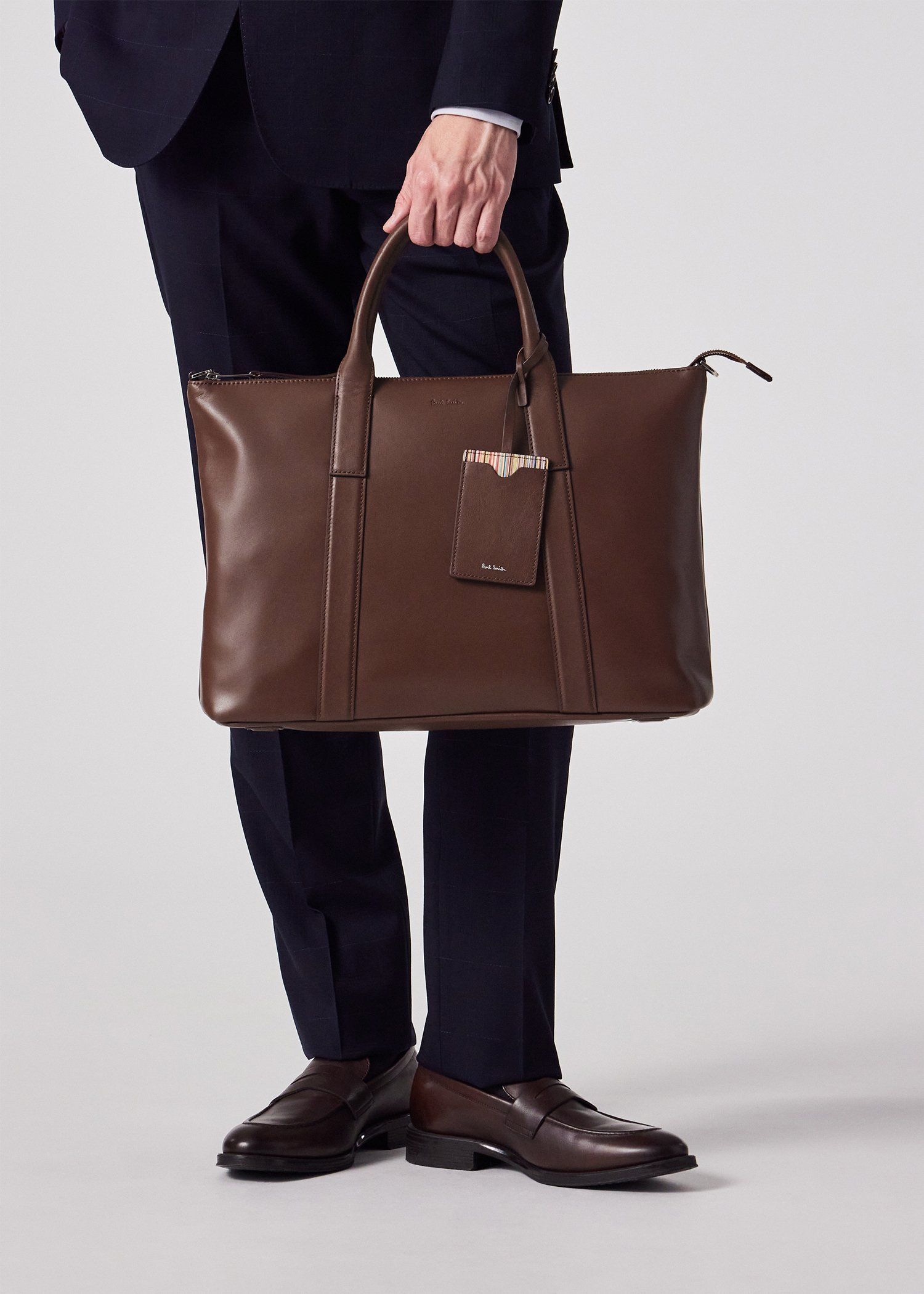 モダンビジネス 2WAYビジネスバッグ（ダークブラウン） ｜ポール・スミス