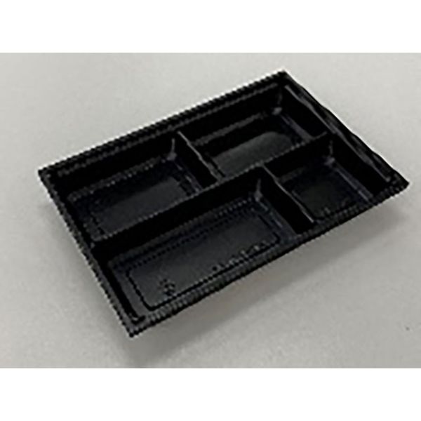 折箱 新ワン折重 90×60 J-4 黒底 アクタ | テイクアウト容器の通販