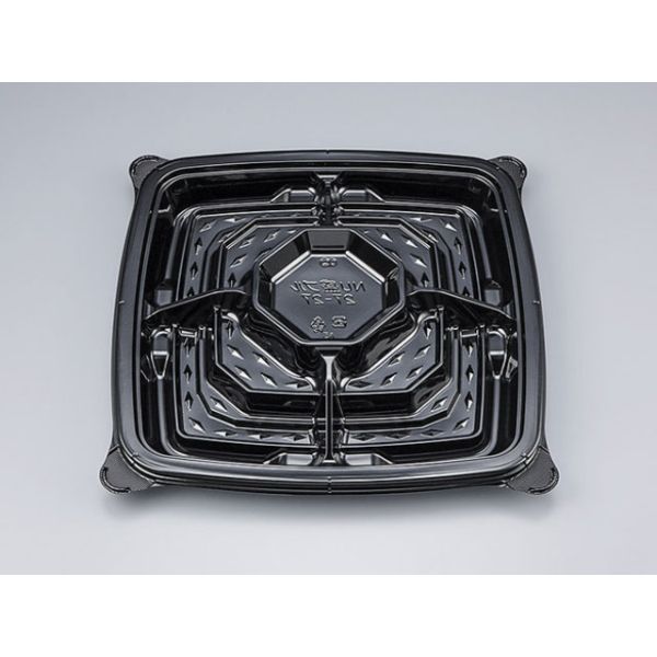 オードブル容器 飛鳥(9寸)本体 黒 ニシキ | テイクアウト容器の通販