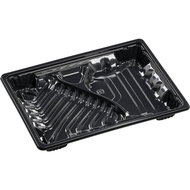 弁当容器 MSDアコード23-17-1黒 エフピコ | テイクアウト容器の通販