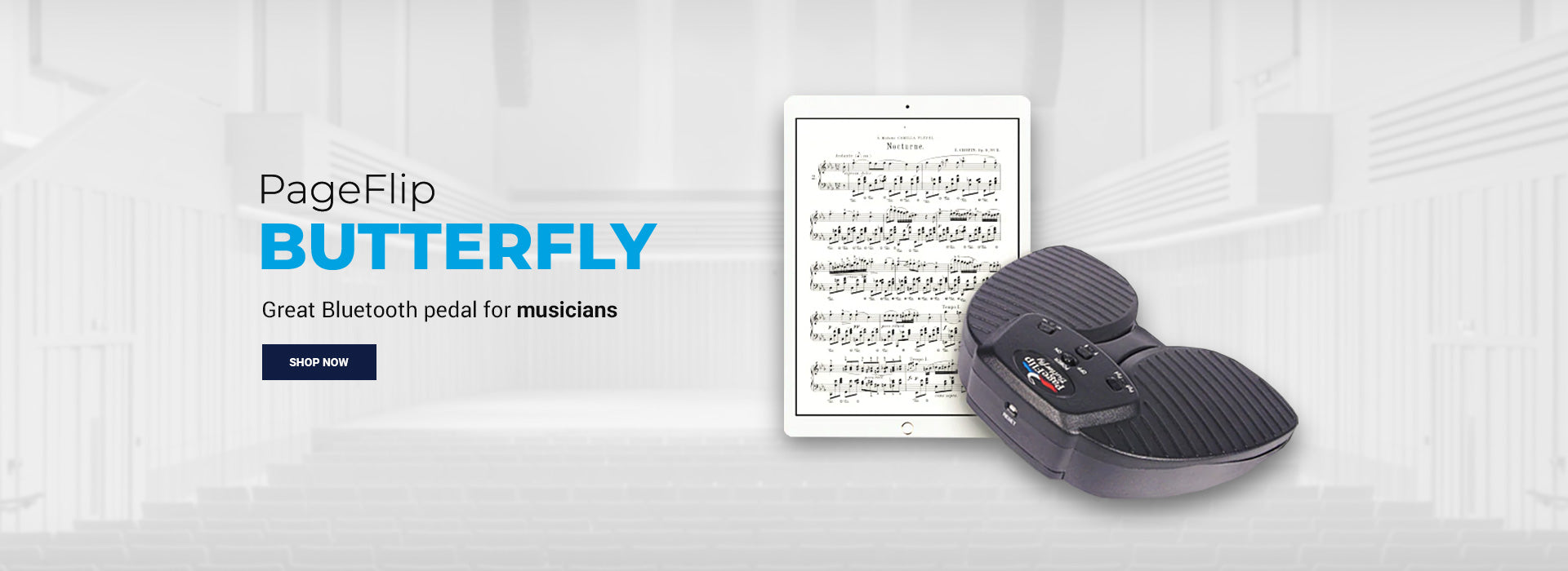 Bluetooth Page Turner Pedal | Sheet Music Page Turner – PageFlip