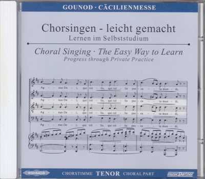 パート別練習用CD ミュージック・パートナー「グノー：聖チェチーリア