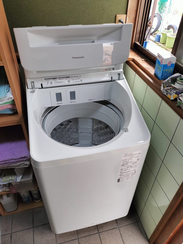 パナソニック全自動洗濯機 インバーター全自動洗濯機NA-FA8K2 納品