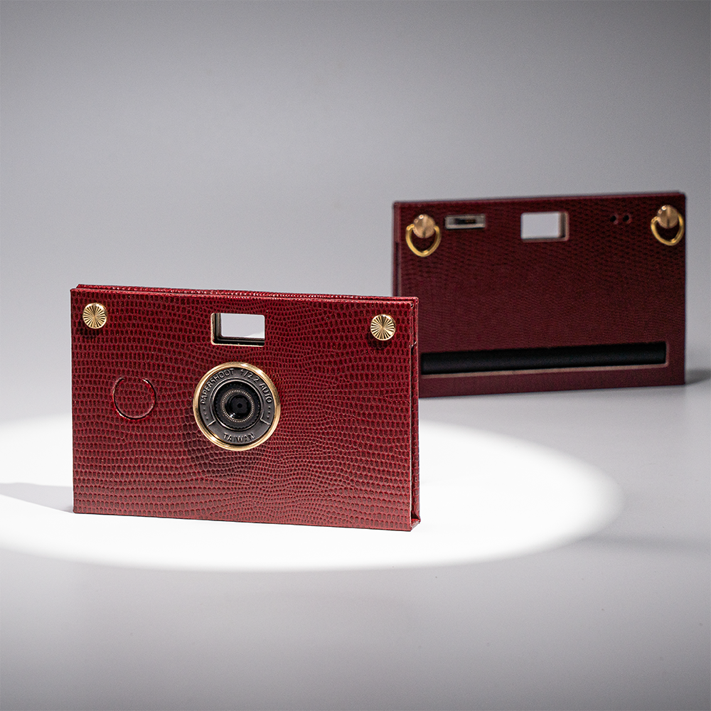 Paper Shoot Camera – Leather Texture 20MP Film-Style Digital