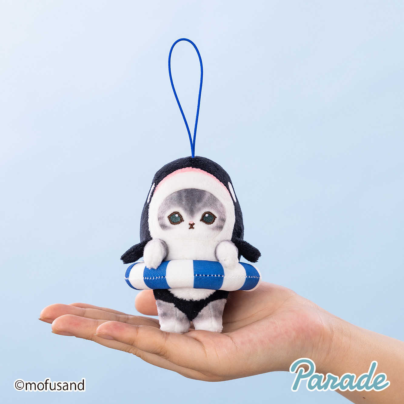 mofusand サメにゃん＆シャチにゃんマスコット ～浮き輪でエンジョイ