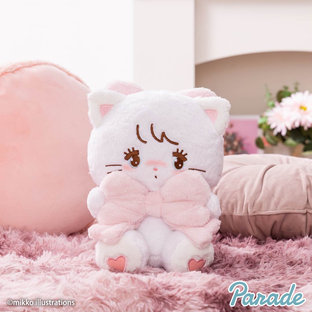 mikko characters 抱きしめおリボンぬいぐるみ | 商品紹介 | 株式会社