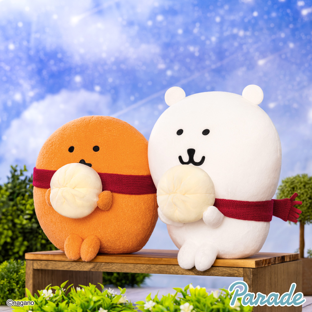 ナガノキャラクターズ 赤いマフラーのくま&もぐらコロッケBIG