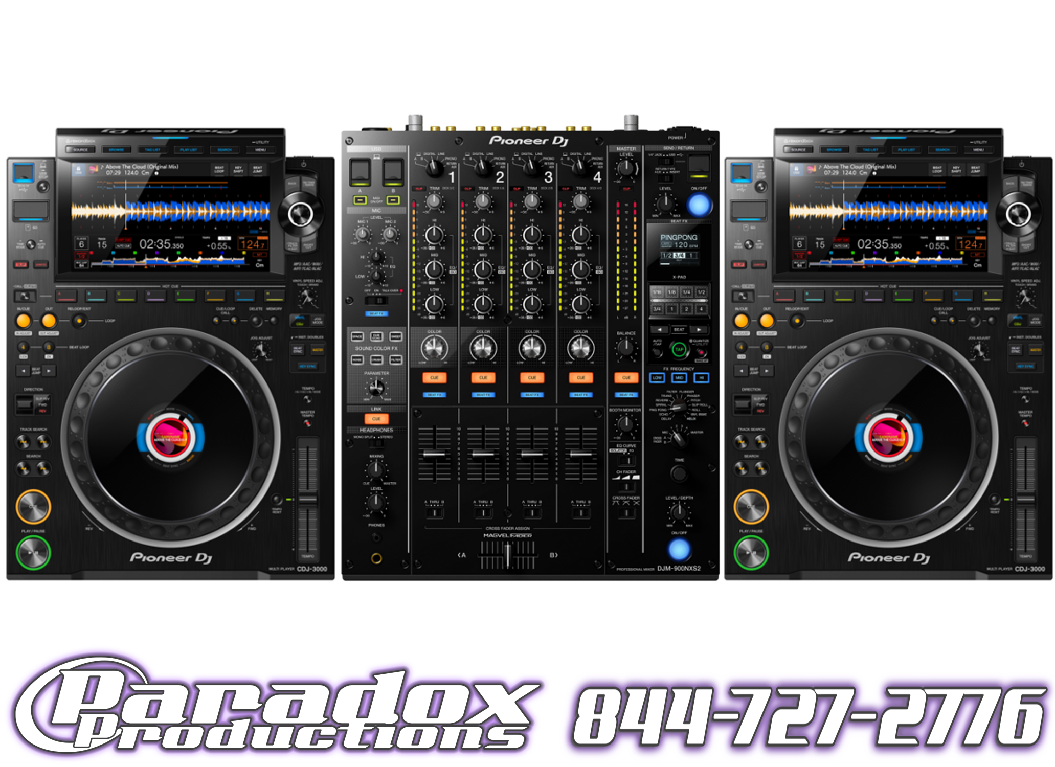 Pioneer CDJ3000 DJ Package - Paradox Productions