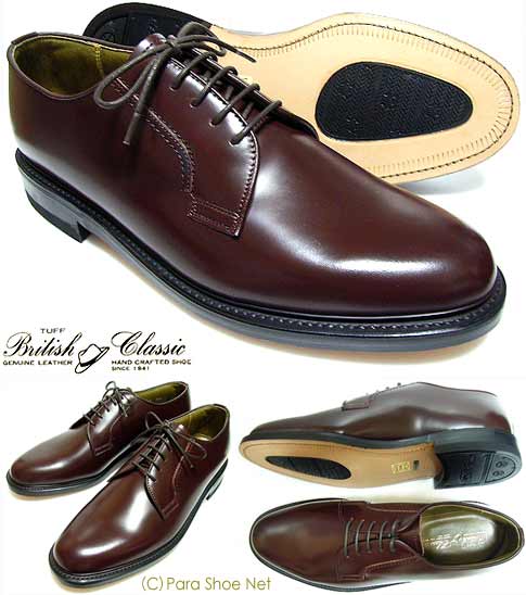 TUFF（タフ）British Classic 本革底 プレーントゥ ビジネスシューズ