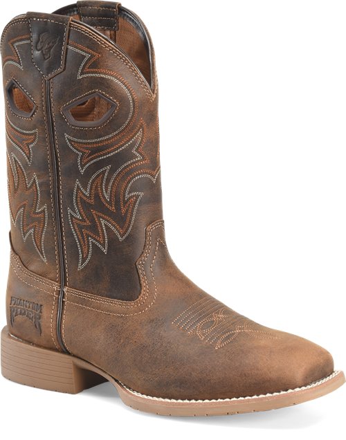 Double H Men's Brown Scholz Phantom Rider Broad Square Toe Roper