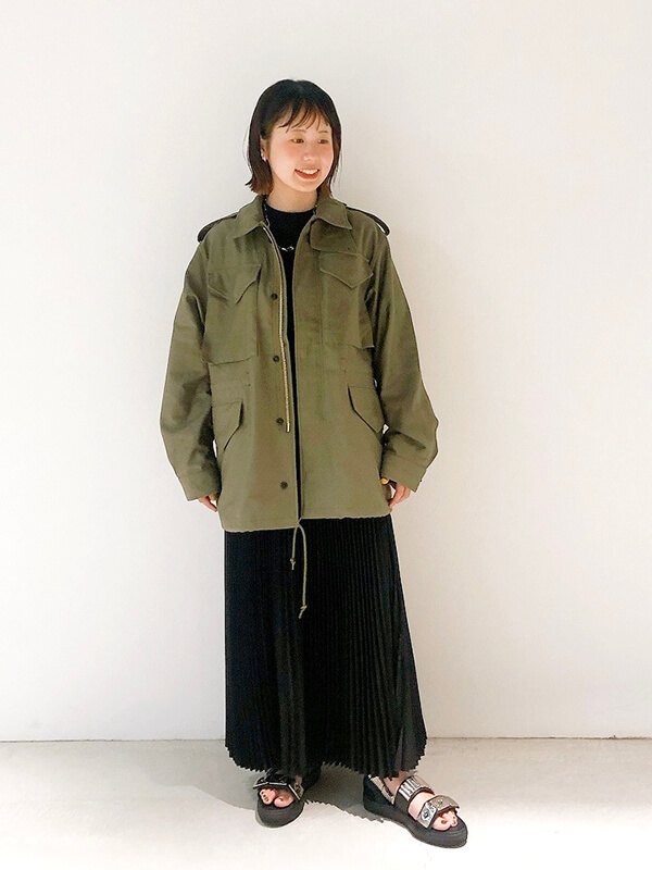 green 現HYKE モッズコート