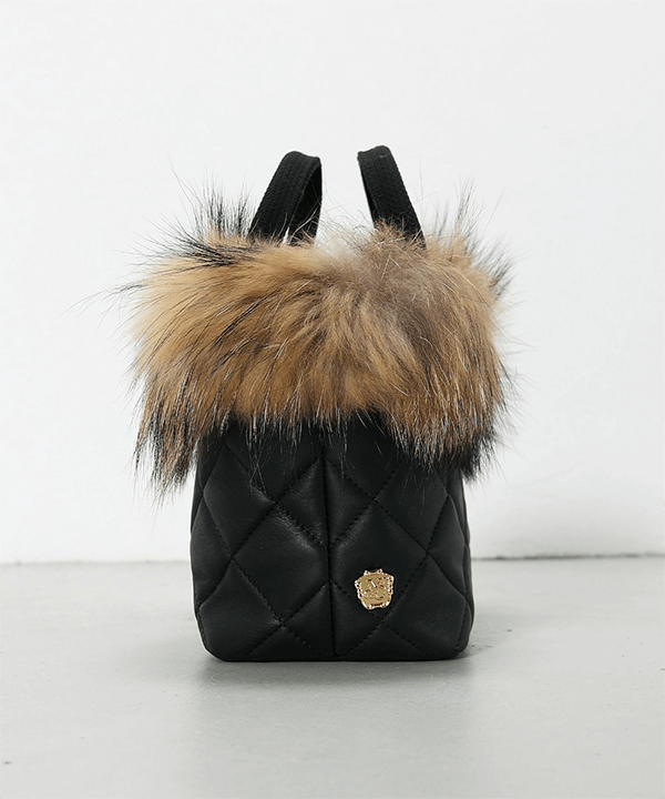 ヴィオラドーロ BEAMS VIOLAd'ORO / フォックスファー カゴバッグ