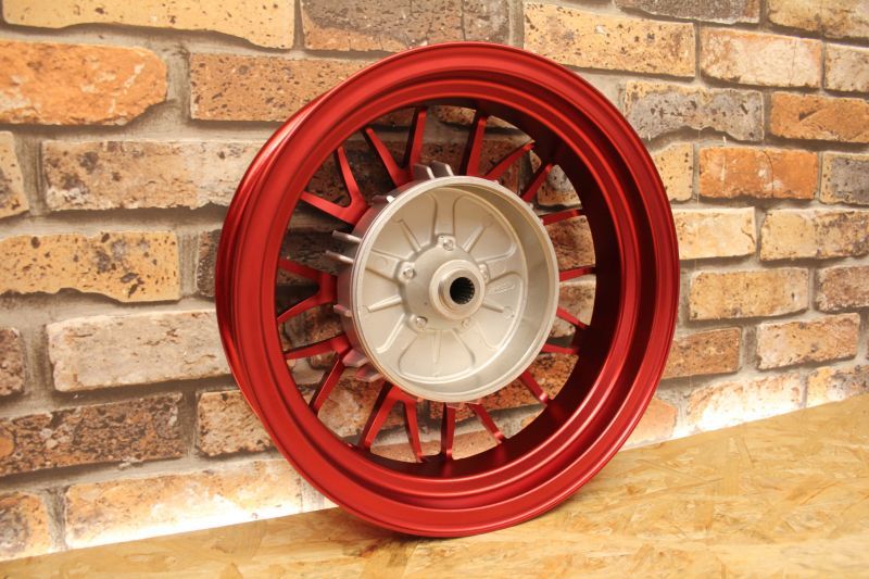 3,000Pバック！MOS鍛造ホイール GX-10 前後セット 艶消しレッド [1〜3