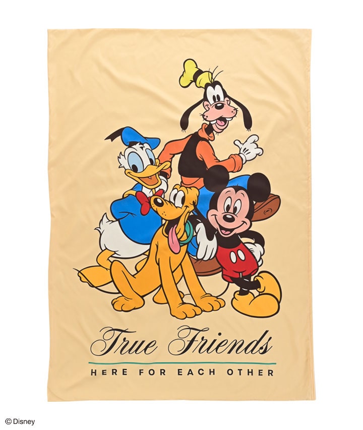 Disney】（ミッキー＆フレンズ）掛布団カバー(シングルロング