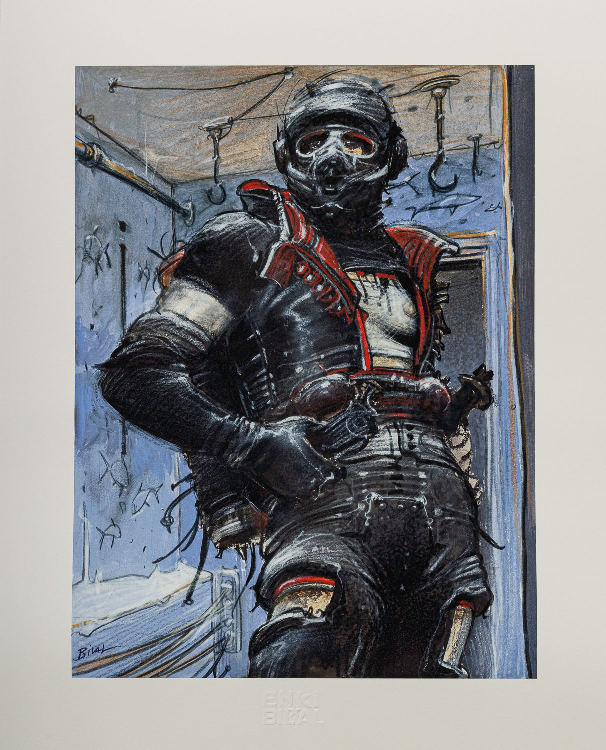 Enki Bilal Fine Art Pigment Print : La guerrière