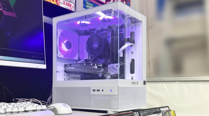 ゲーミングPC「LEVELθ」に追加された新色「パステル ライラック