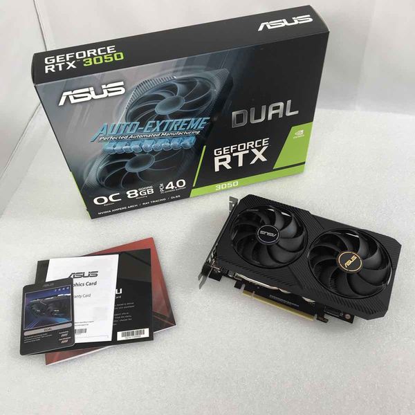 ASUS 〔中古〕GeForce RTX 3050 DUAL-RTX3050-O8G（中古保証1ヶ月間