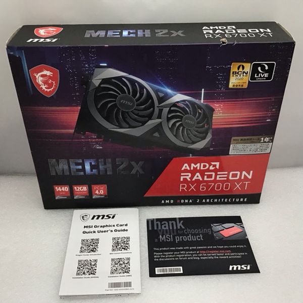 MSI 〔中古〕Radeon RX6700XT MECH 2X 12G（中古保証1ヶ月間
