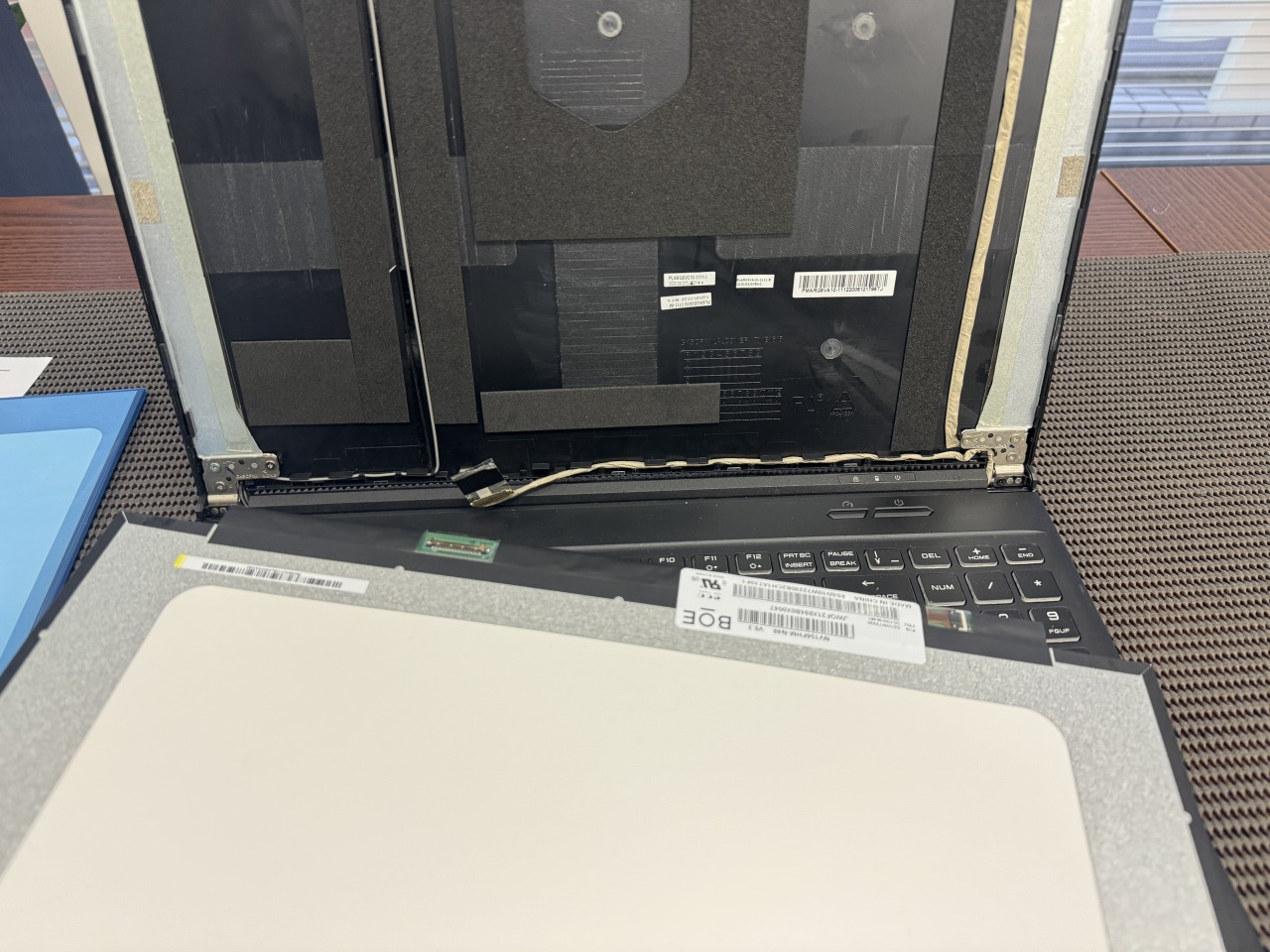 つくば市の個人様パソコン修理 液晶割れパネル交換 GALLERIA