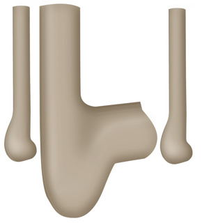 HANDY-SHIELD MAXX - 3PC KIT ALMOND | Plumberex Specialty Products