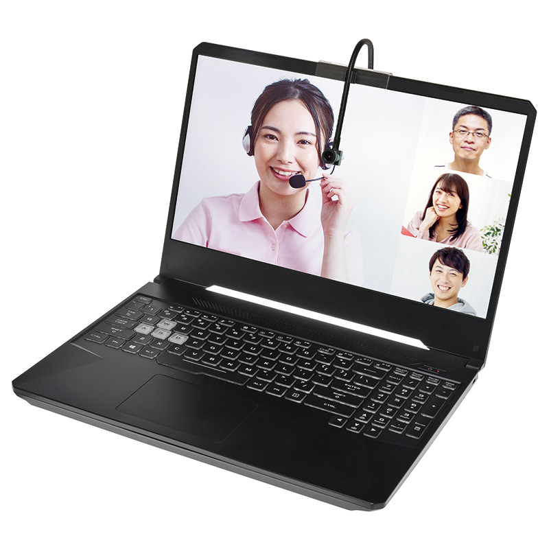 スマカメ 就活リモート会議カメラ「好感度WEBカム」｜USB-CAM02