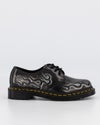Shop Dr Martens 1461 Inferno Lace-Up Leather Shoes in Black.