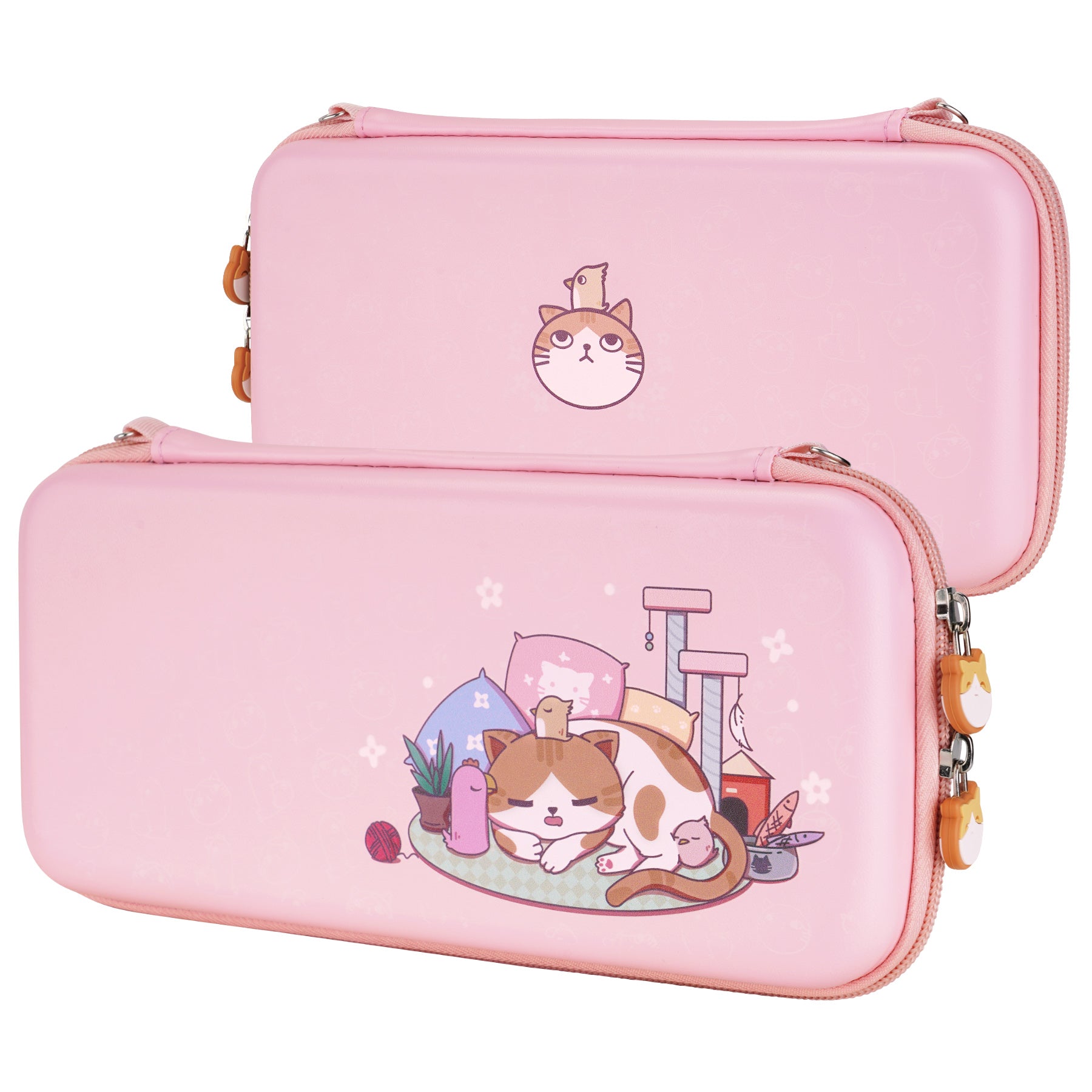 PlayVital Nintendo Switch Lite Travel Bag Carrying Case - Kitten