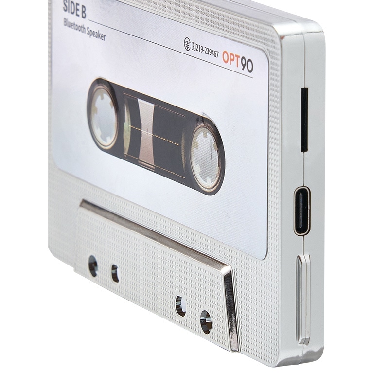 Opt! オプト opt90 カセットテープ型スピーカー(クリアブラック): 通常