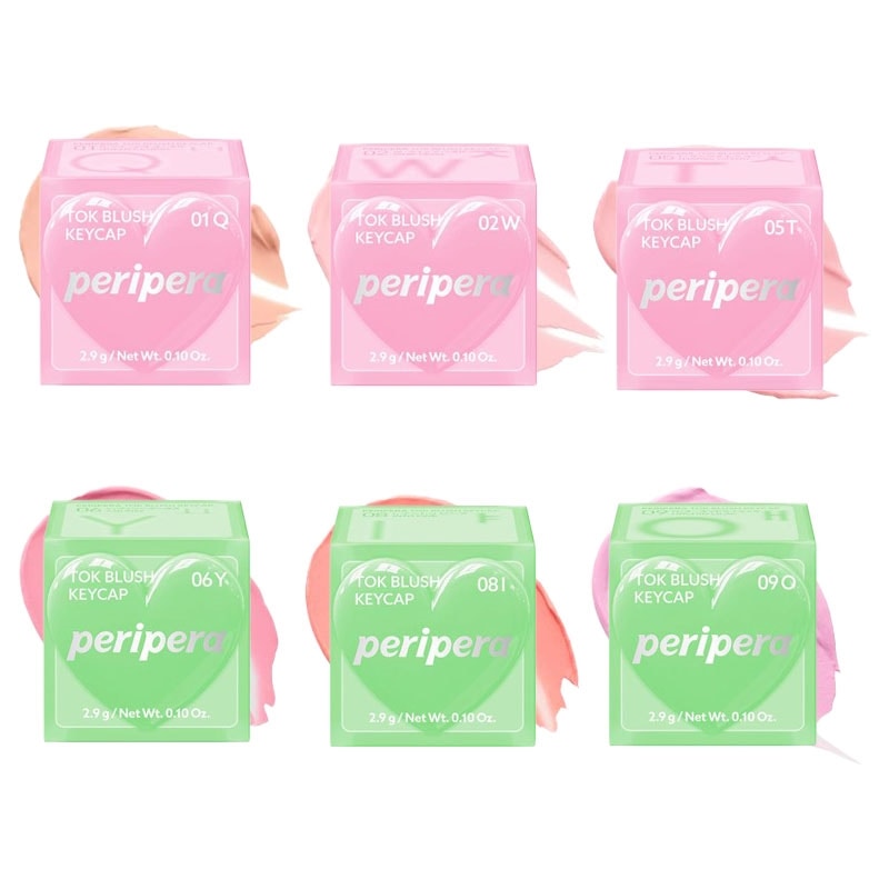 peripera ペリペラ トック ブラッシュ キーキャップ 01・02・05・06