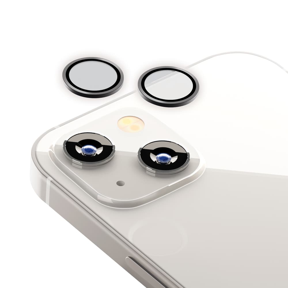 iPhone 14・iPhone 14 Plus用 カメラレンズプロテクター [ブラック
