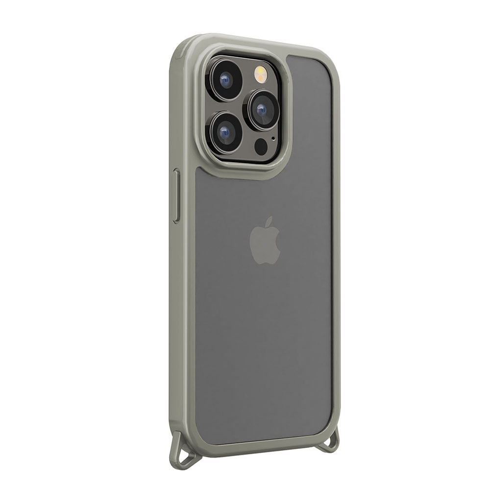 iPhone 15 Pro用 クリアタフケース [グレー]｜株式会社PGA