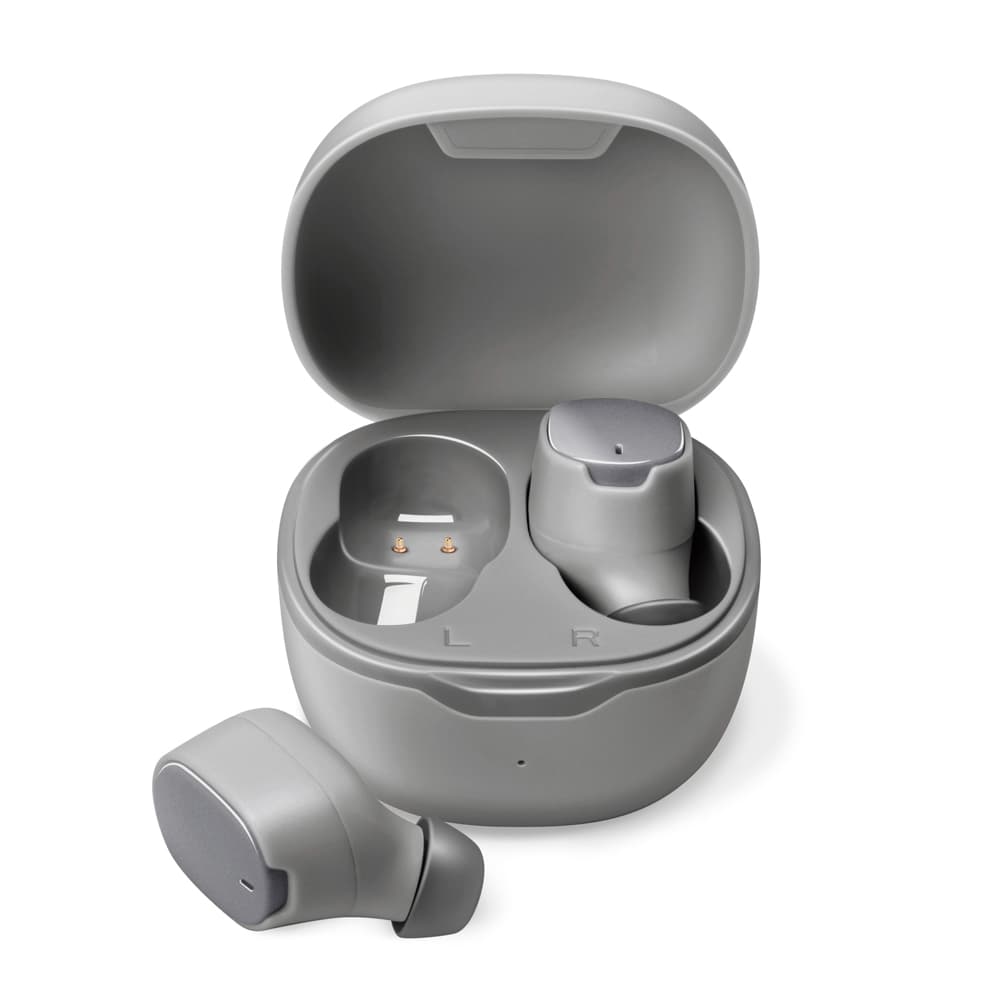 完全ワイヤレス ステレオイヤホン カナルタイプ [グレー]｜株式会社PGA