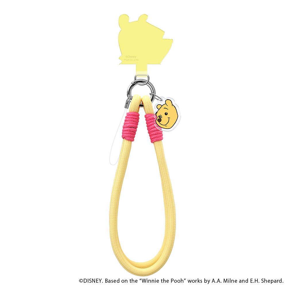 ストラップホルダー付 ハンドストラップ [くまのプーさん]｜株式会社PGA