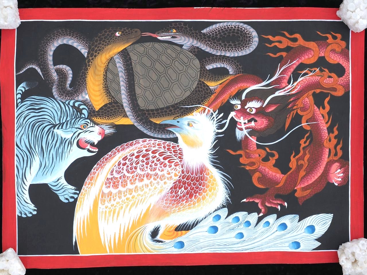 ◇世界に1点だけ！マンダラ絵画◇現地より直送！僧侶・タンカ絵師