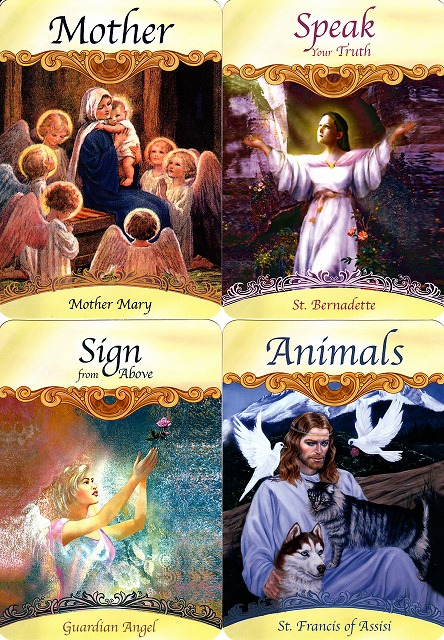 セイント＆エンジェル・オラクルカード』（専用日本語解説書付き