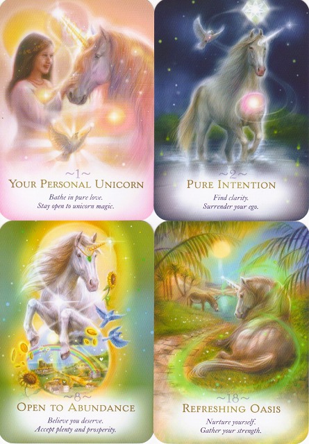 マジックオブユニコーンオラクルカード』（専用日本語解説書付き