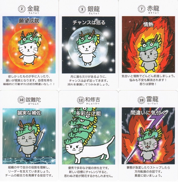 にゃんりゅうの龍神オラクルカード』（専用日本語解説書付き） 商品