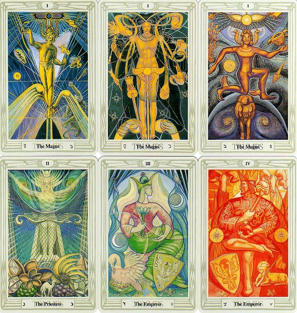 トート・タロット（クロウリーのタロット）』（小型版 80枚）【絶版