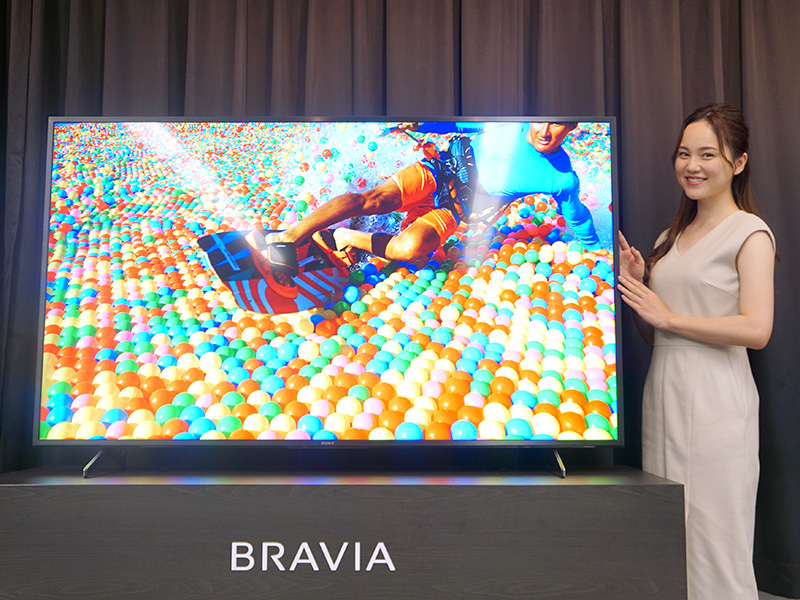 ソニー、4K液晶テレビ上位機「ブラビア X9500H」。広視野角技術と新