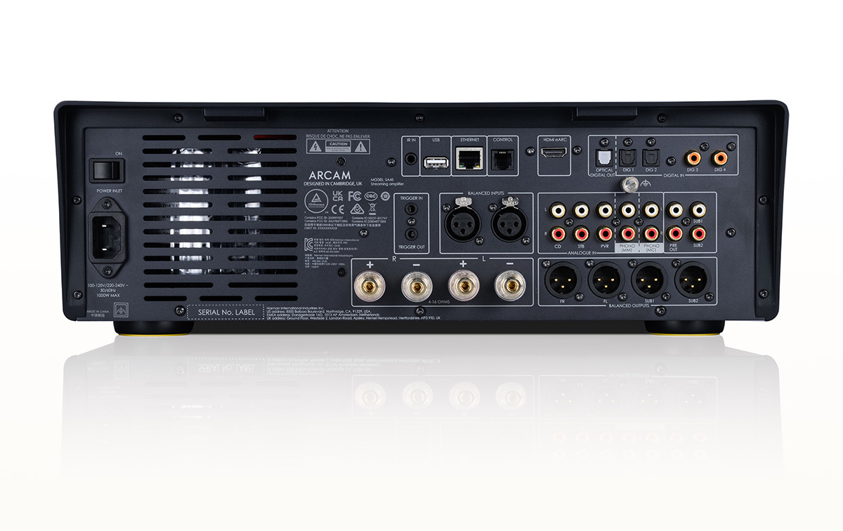 ARCAM、ストリーマー機能強化/Qobuz対応のHDMI搭載プリメイン「SA45