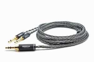 NOBUNAGA Labs、両出しヘッドホン対応の銅銀合金導体8芯ケーブル「徳仙